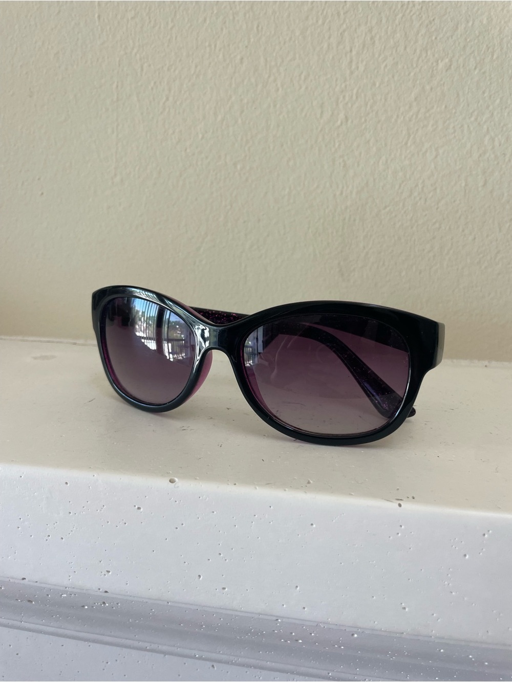 Juicy Couture Nostalgia Purple Sparkly Sunglasses